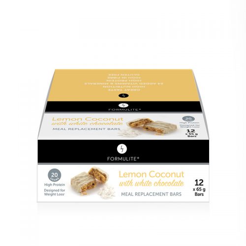 Meal Replacement 12 Bar Box - Lemon Coconut Flavour